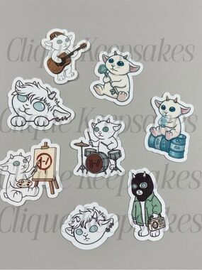 Twenty one pilots fan art Ned Stickers - Laptop - Phone